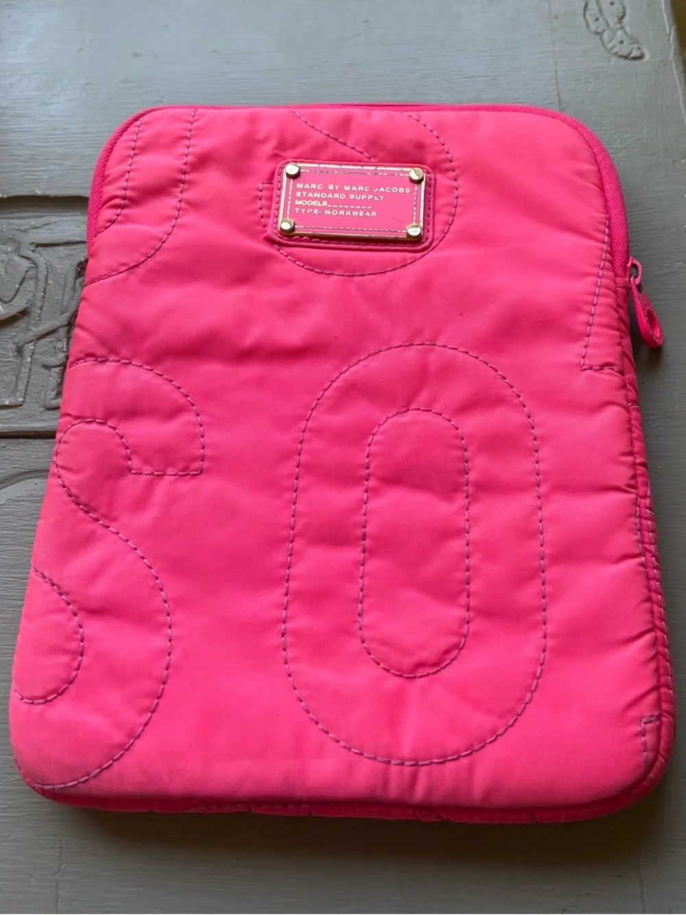 Marc Jacobs pink carrying case for iPad/tablet
